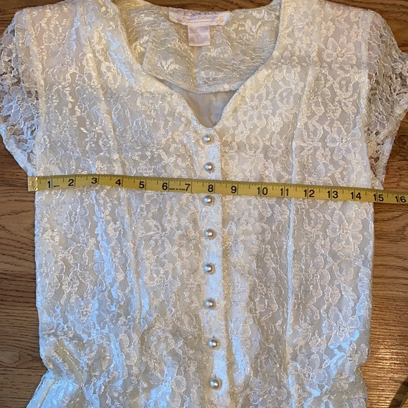 Vintage 90s lace dress - Picture 7 of 10